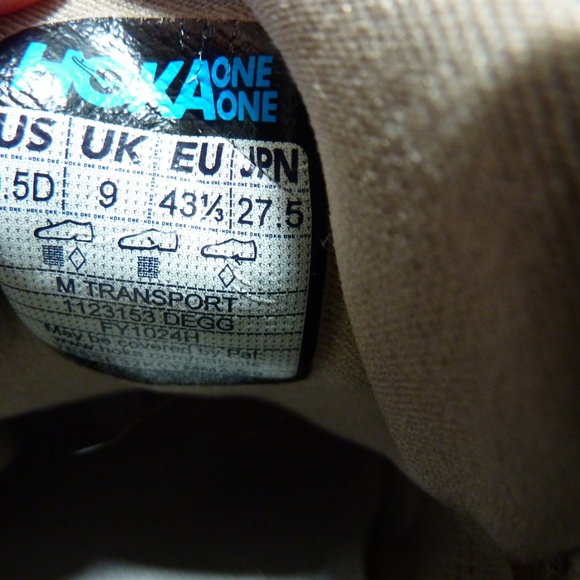 HOKA One One Transport Dune /Beige Men Shoes sz 9.5 D Golf Basketball - Picture 4 of 10